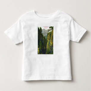 Capilano Canyon Uitzicht van het kroongebergte Kinder Shirts