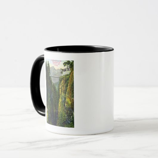 Capilano Canyon Uitzicht van het kroongebergte Mok (Voorkant links)