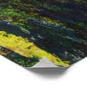 Capilano Canyon Uitzicht van het kroongebergte Poster (Hoek)