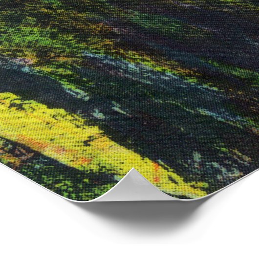 Capilano Canyon Uitzicht van het kroongebergte Poster (Hoek)