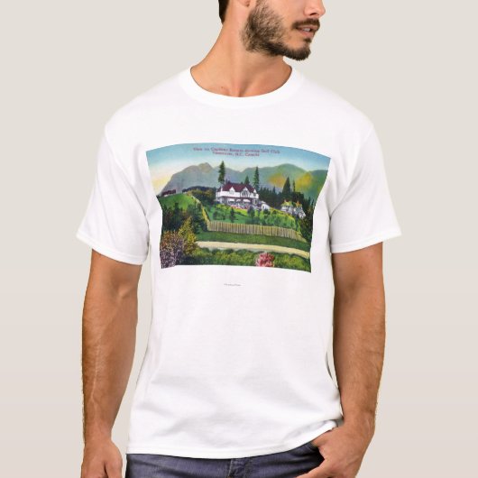 Capilano Estates die de Golfclub toont T-shirt (Voorkant)