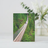 Capilano Suspension Bridge Briefkaart (Staand voorkant)