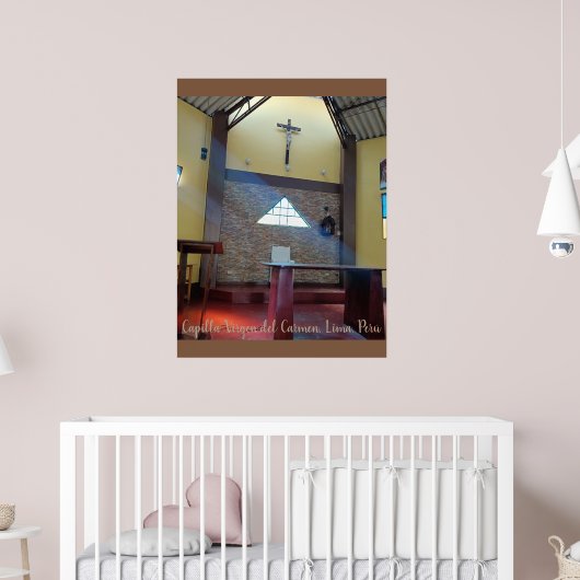 Capilla Virgen del Carmen, Comas, Lima, Perú Poster (Kinderkamer 2)