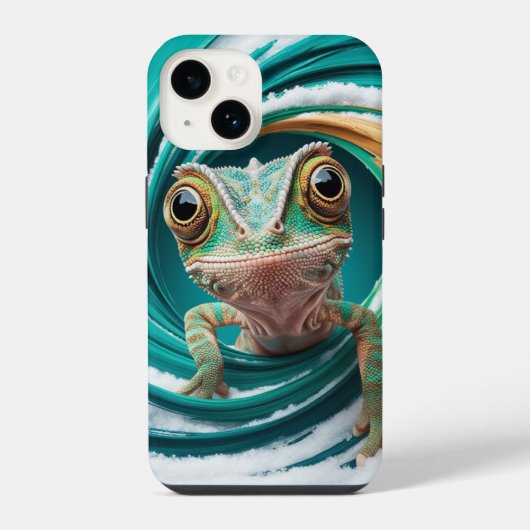 Capinha de Celular Camaleão: Estilo e Proteção iPhone Hoesje (Achterkant)