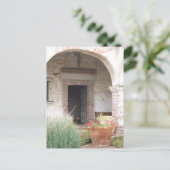 Capistrano Mission Doorway briefkaart (Staand voorkant)