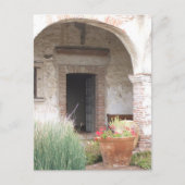 Capistrano Mission Doorway briefkaart (Voorkant)