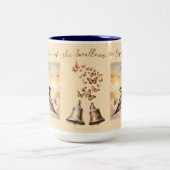 Capistrano Schuur Zwaluwen in Golden Sunset 15 oz Tweekleurige Koffiemok (Center)