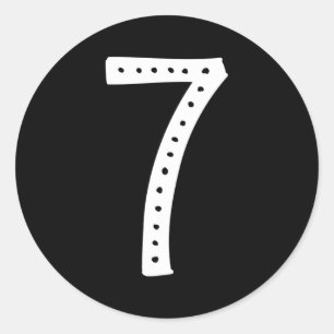 Capital 41 Gepersonaliseerd B-Day alfabet Ronde Sticker