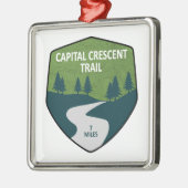 Capital Crescent Trail Metalen Ornament (Links)