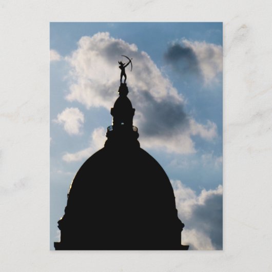 Capital Dome Topeka Kansas Briefkaart (Voorkant)