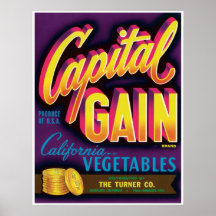 Capital Gain Guadalupe California Vegetables Gold