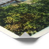 Capital Island New Foot Bridge Uitzicht Poster (Hoek)