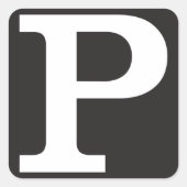 Capital P Stickers (Voorkant)