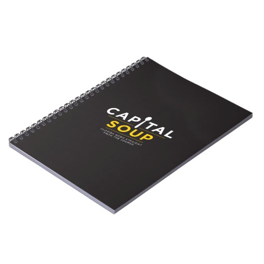 Capital Soup-laptop Notitieboek (Linkerzijde)