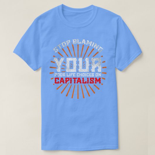Capitalisme 1 t-shirt (Design voorkant)