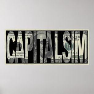 Capitalisme Money Poster