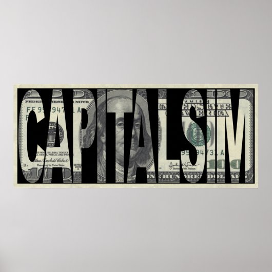 Capitalisme Money Poster (Voorkant)