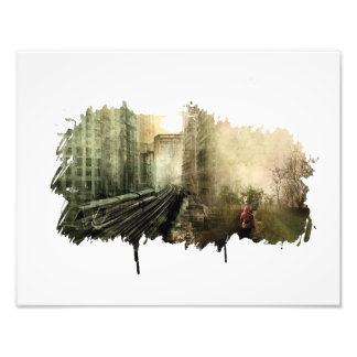 Capitalisme versus Natuur Foto Afdruk