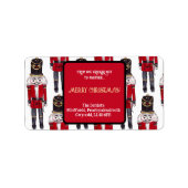 Capitan Nutcracker Soldier Return Label (Voorkant)