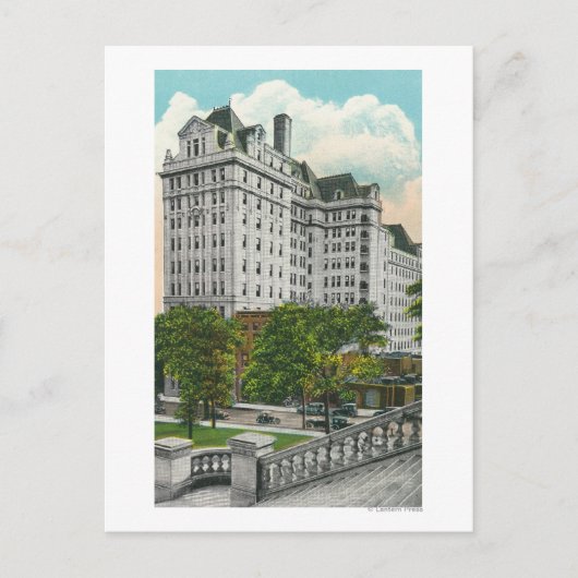 Capitol Approach Uitzicht of NY Telephone Co. Bldg Briefkaart (Voorkant)