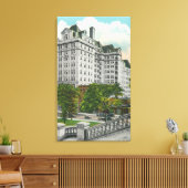 Capitol Approach Uitzicht of NY Telephone Co. Bldg Canvas Afdruk (Insitu (Woonkamer))