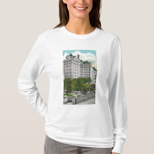 Capitol Approach Uitzicht of NY Telephone Co. Bldg T-shirt (Voorkant)