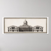 Capitol Architecture Drawing Verenigde Staten - 17 Poster (Voorkant)
