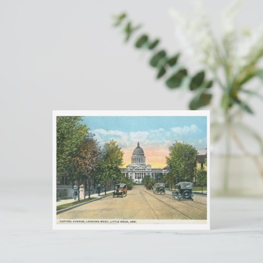 Capitol Ave, Little Rock, AR  Briefkaart (Staand voorkant)