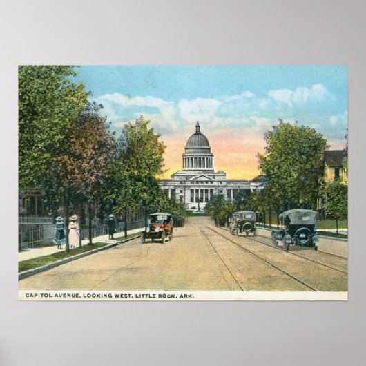 Capitol Ave, Little Rock, AR  Poster (Voorkant)