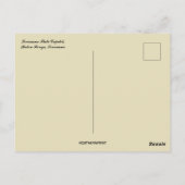 Capitol Baton Rouge Louisiana Briefkaart (Achterkant)