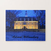Capitol building at dusk, Colonial Williamsburg Legpuzzel (Horizontaal)