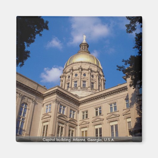 Capitol building, Atlanta, Georgia, VS Magneet (Voorkant)