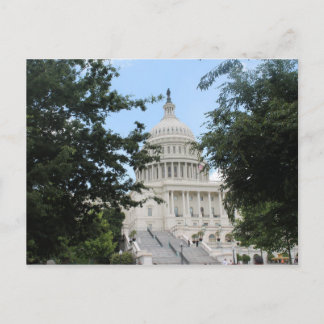 Capitol Building Framed Bomen Briefkaart