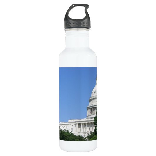 Capitol Building in Washington DC Waterfles (Voorkant)