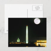 Capitol Building, Lincoln Memorial, Washington Briefkaart (Voorkant / Achterkant)