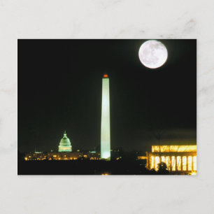 Capitol Building, Lincoln Memorial, Washington Briefkaart
