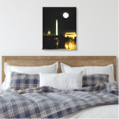 Capitol Building, Lincoln Memorial, Washington Canvas Afdruk (Insitu (Slaapkamer))