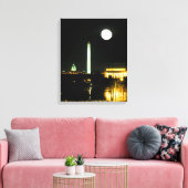 Capitol Building, Lincoln Memorial, Washington Canvas Afdruk (Insitu (Woonkamer))