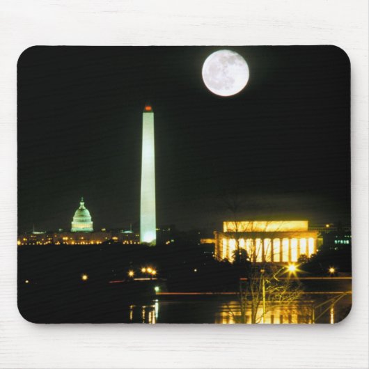 Capitol Building, Lincoln Memorial, Washington Muismat (Voorkant)