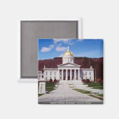 Capitol Building, Montpelier, Vermont, Verenigde S Magneet (Voorkant / Achterkant)