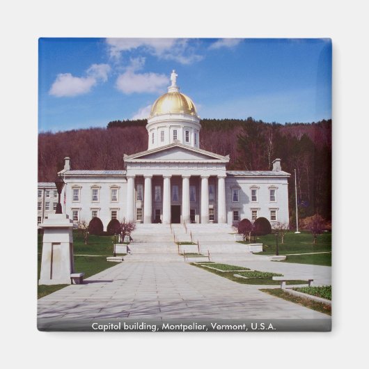 Capitol Building, Montpelier, Vermont, Verenigde S Magneet (Voorkant)