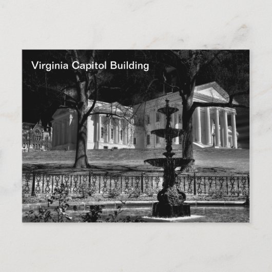 Capitol Building of Virginia Briefkaart (Voorkant)