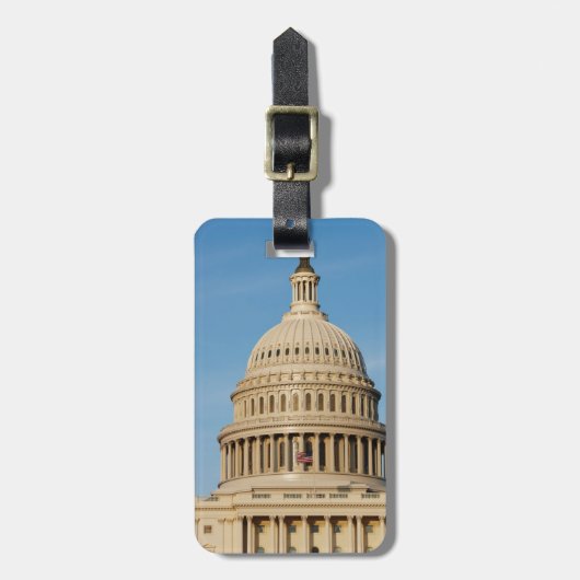 Capitol Building shot bij schemering Bagagelabel (Voorkant verticaal)