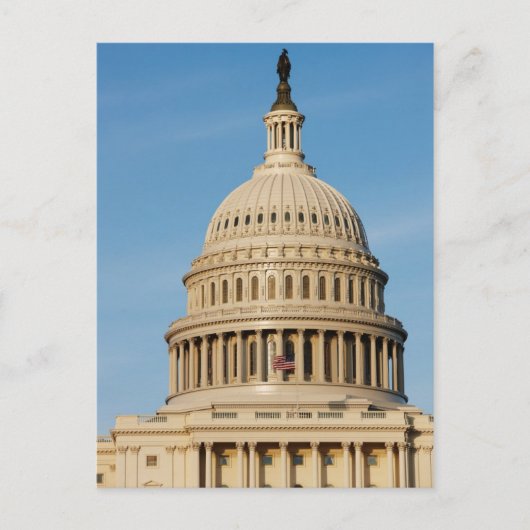 Capitol Building shot bij schemering Briefkaart (Voorkant)