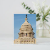 Capitol Building shot bij schemering Briefkaart (Staand voorkant)
