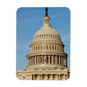 Capitol Building shot bij schemering Magneet