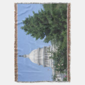 Capitol Building vanuit Bartholdi Park Deken (Voorkant Verticaal)