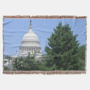 Capitol Building vanuit Bartholdi Park Deken
