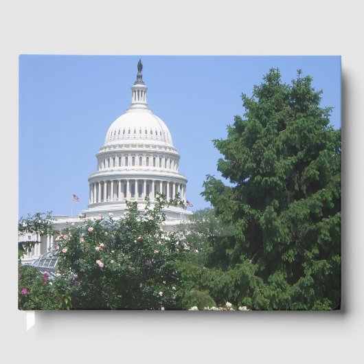 Capitol Building vanuit Bartholdi Park Gastenboek (Voorkant)