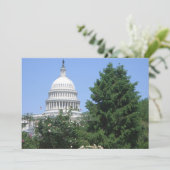 Capitol Building vanuit Bartholdi Park Kaart (Staand voorkant)